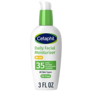 Cetaphil Face Moisturizer, Daily Oil Free Facial Moisturizer with SPF 35