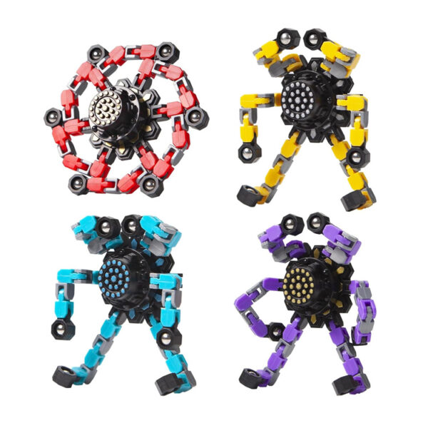 Transformable Fidget Spinners Pack of 4