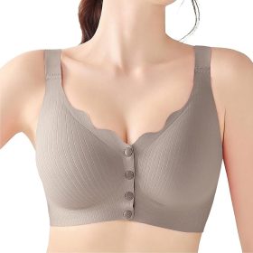Gailife Jelly Front Closure Bras for Women Wireless No Underwire