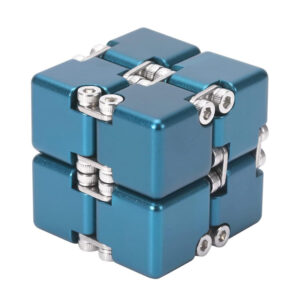 Aluminum Alloy Metal Infinity Fidget Cube