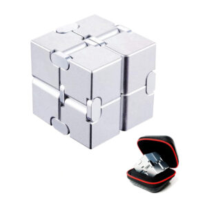 Aluminum Metal Infinity Fidget Cube